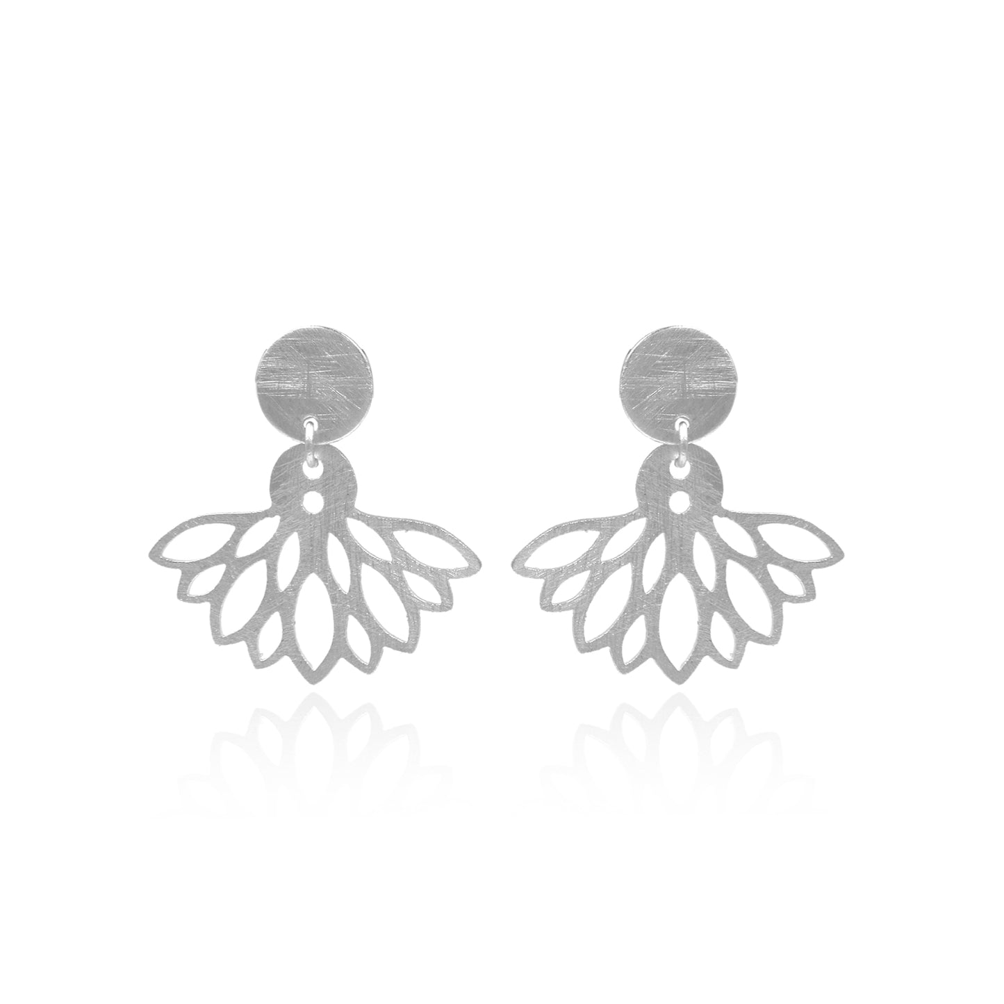 Mystical Lotus Stud Earrings