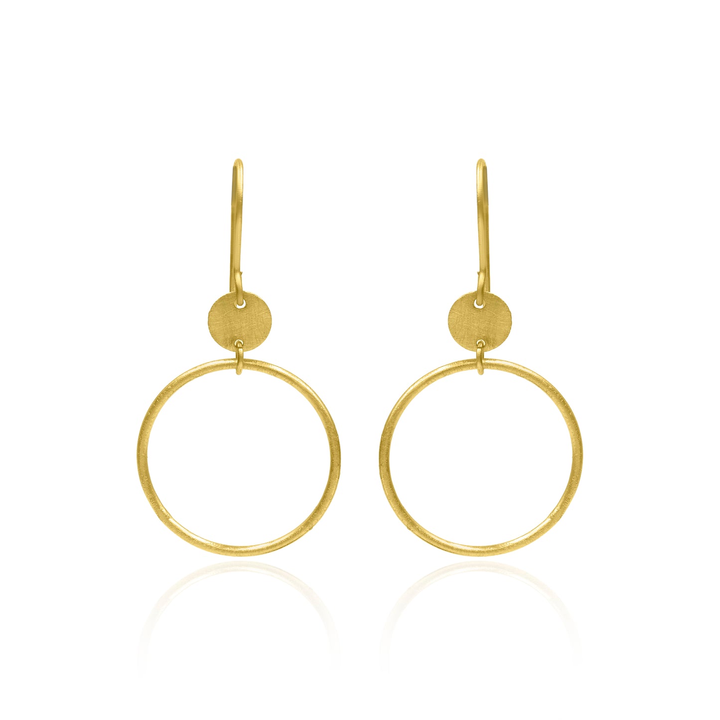 Tiny To Large Circle Hook Earrings