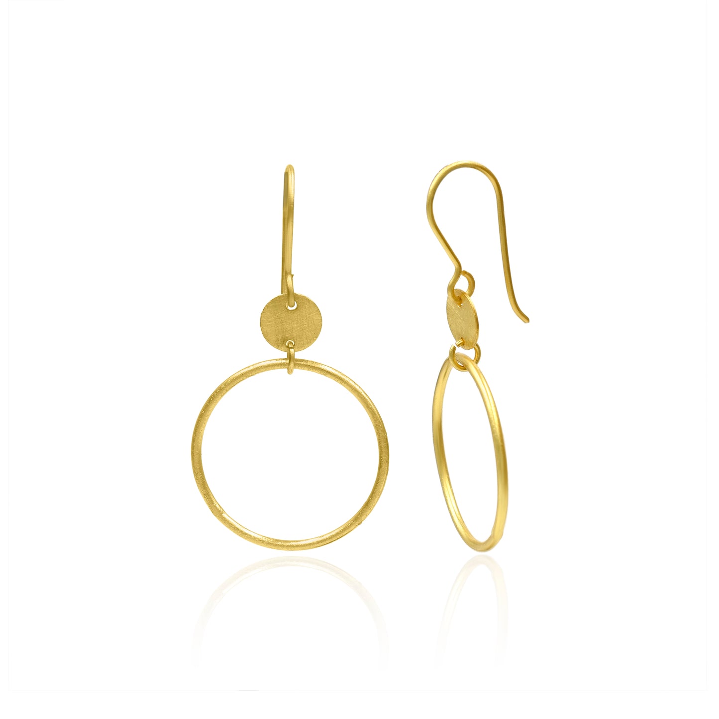 Tiny To Large Circle Hook Earrings