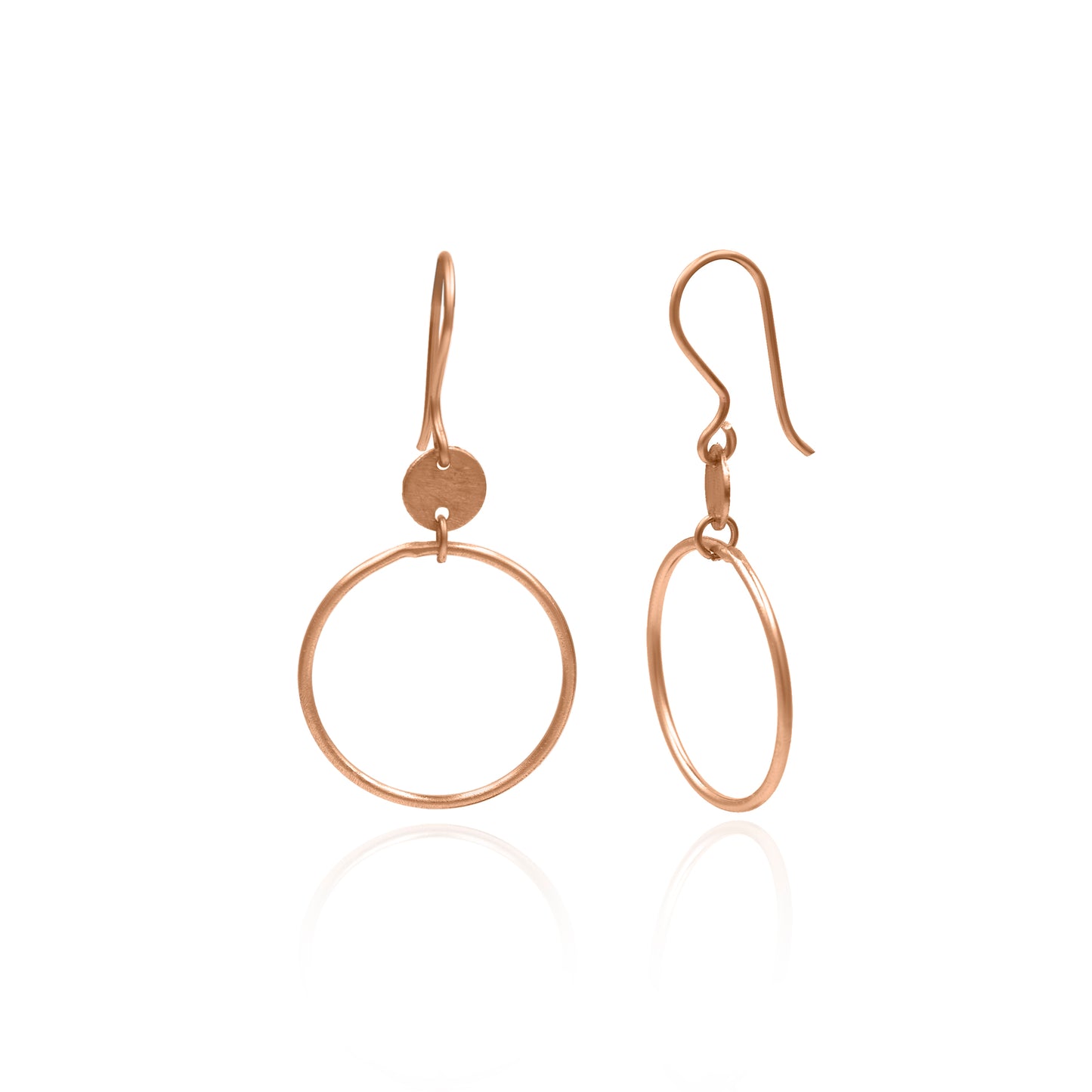 Tiny To Large Circle Hook Earrings