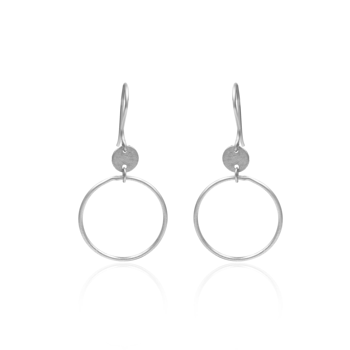 Tiny To Large Circle Hook Earrings