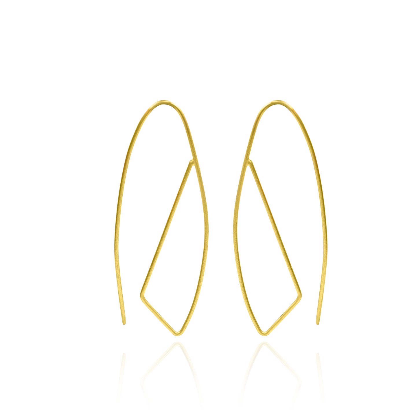 Twisting Threads Hoop Earrings