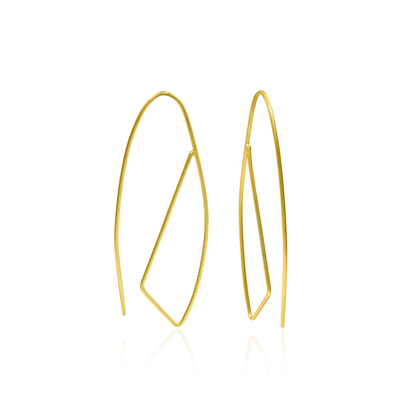 Twisting Threads Hoop Earrings