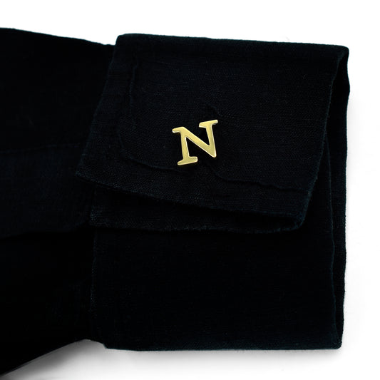 Letter N Initial Cufflinks