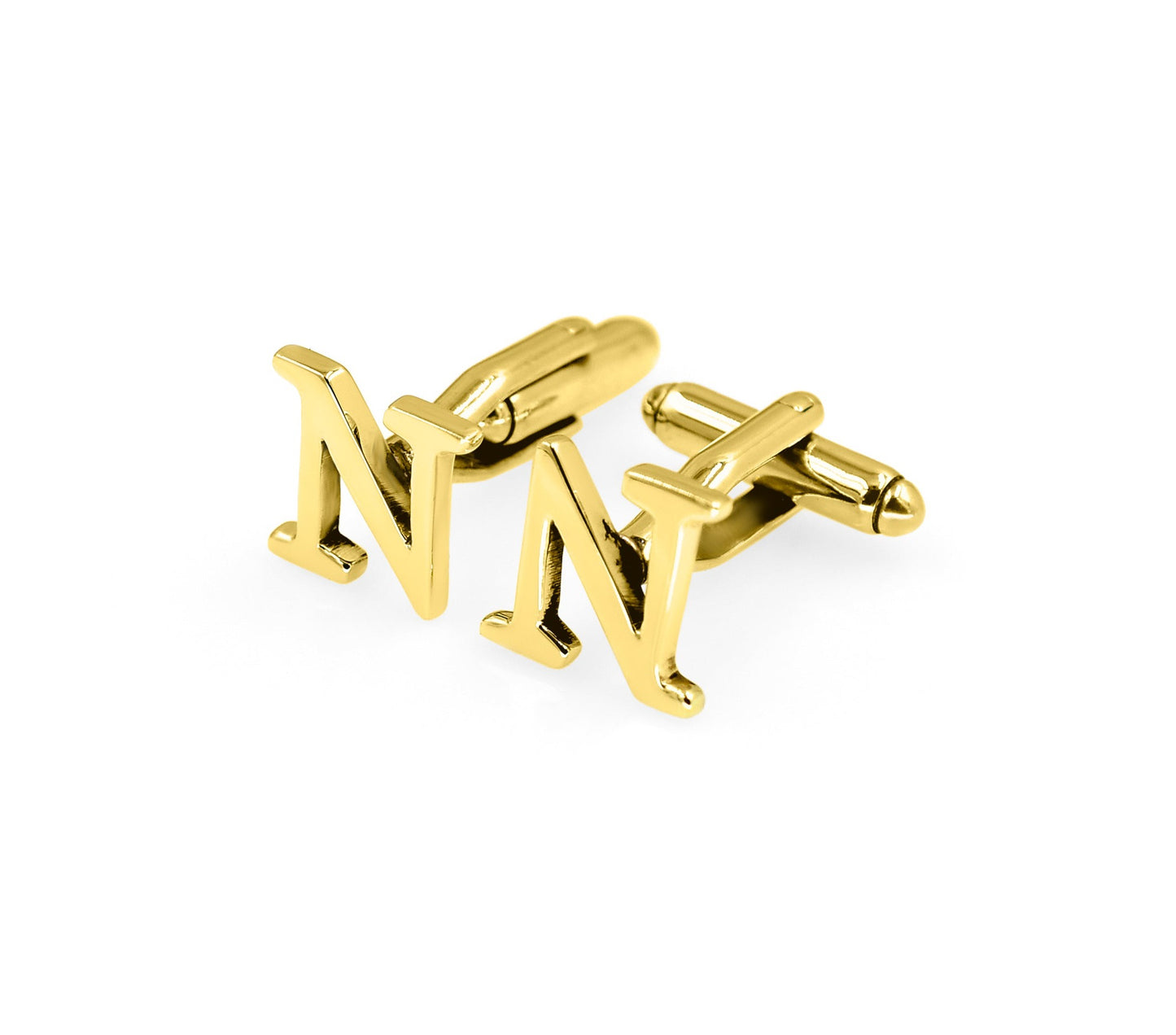 Letter N Initial Cufflinks