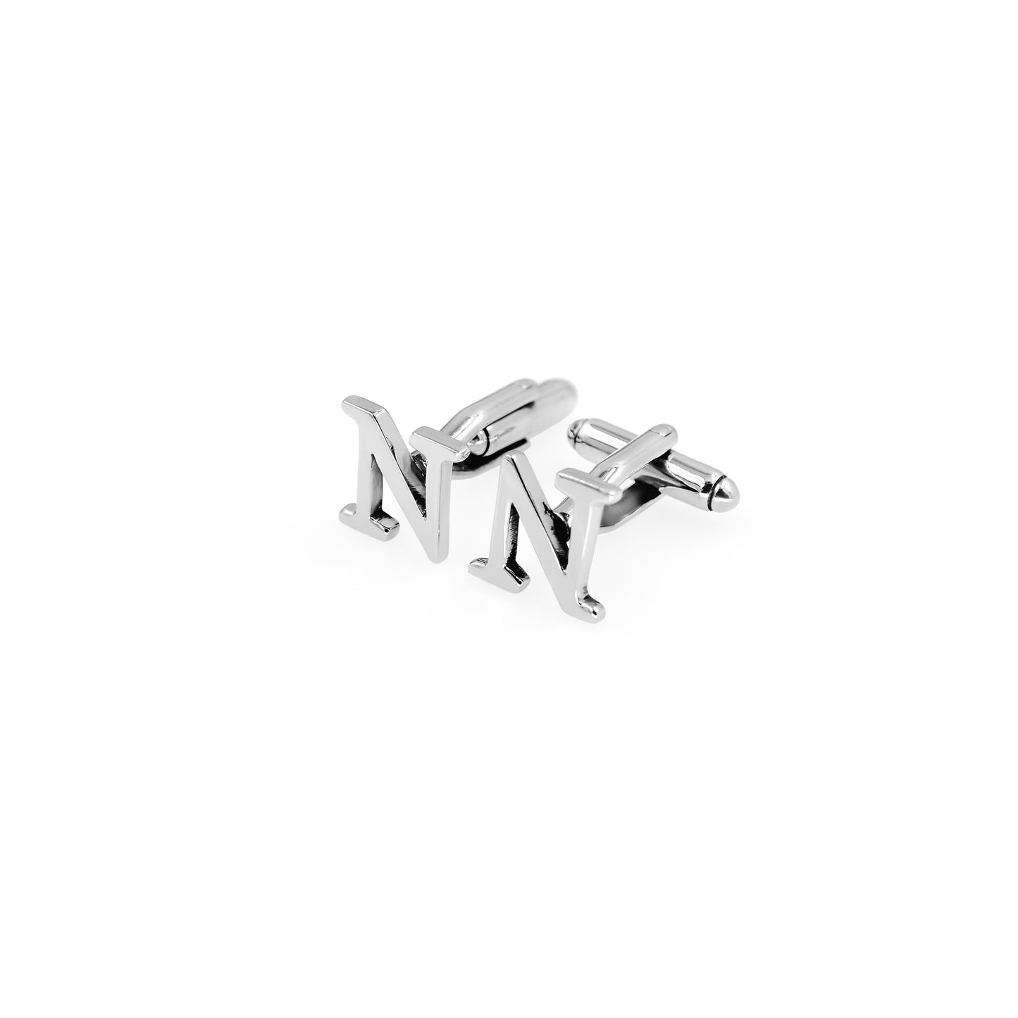 Letter N Initial Cufflinks