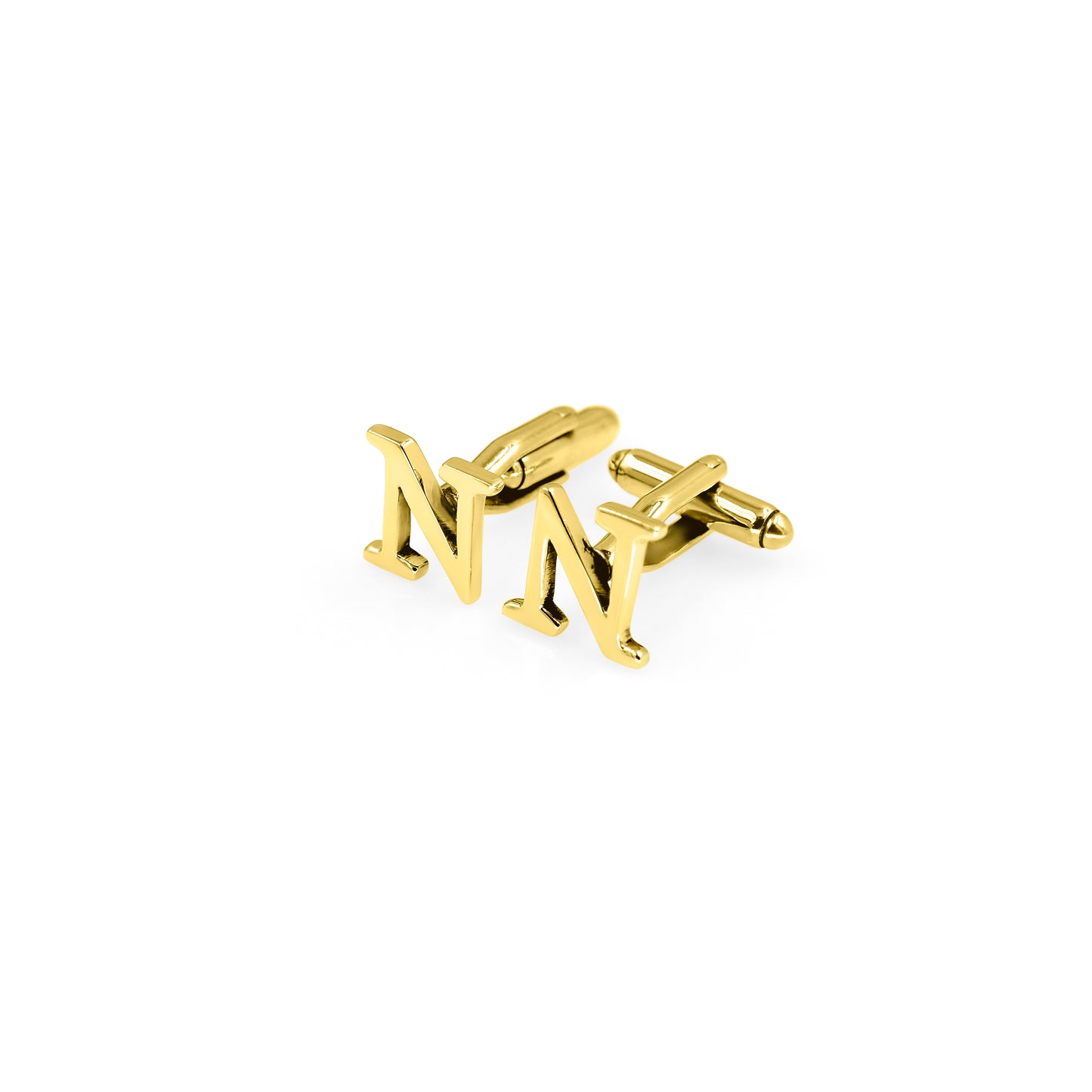 Letter N Initial Cufflinks