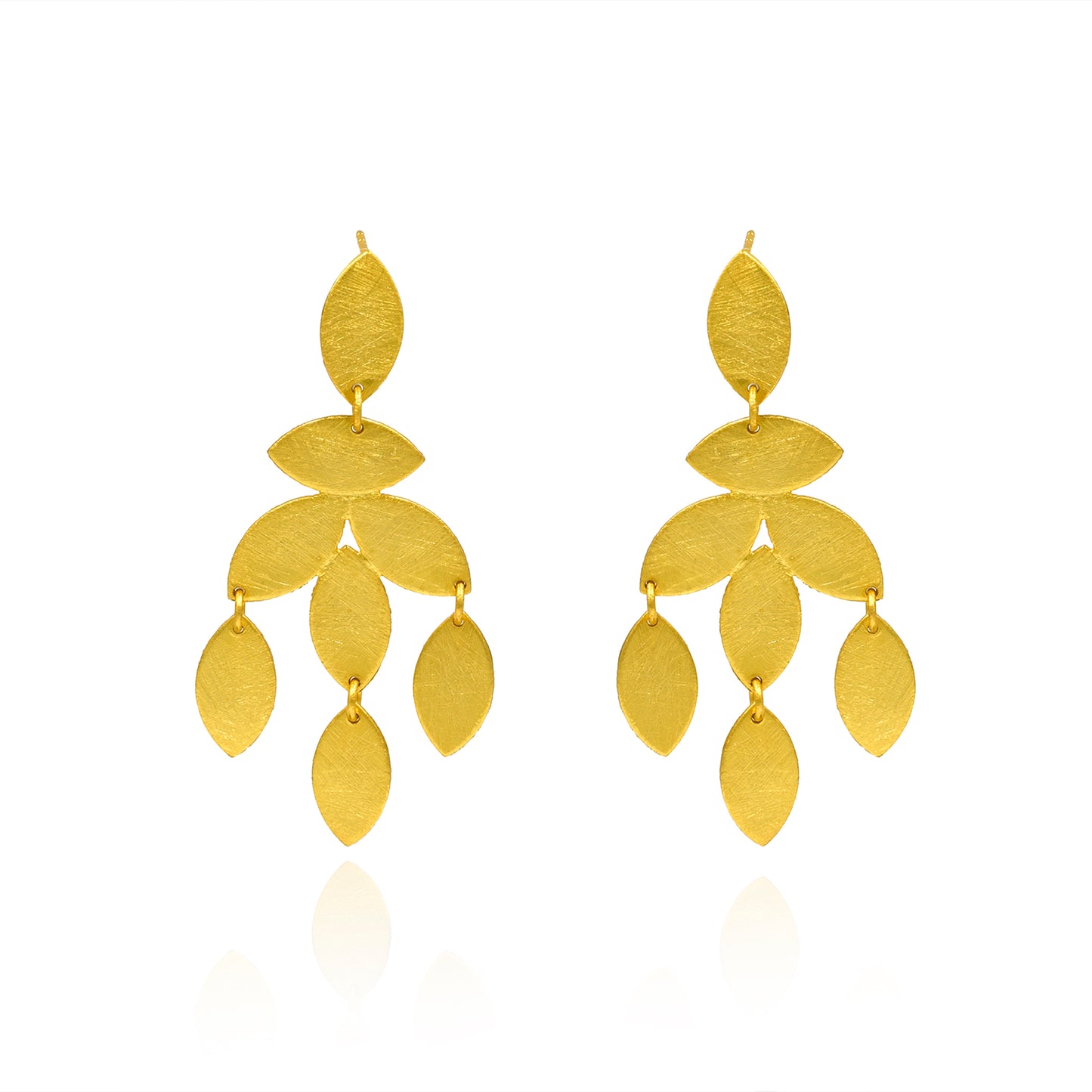 Drops Of Flower Stud Earrings