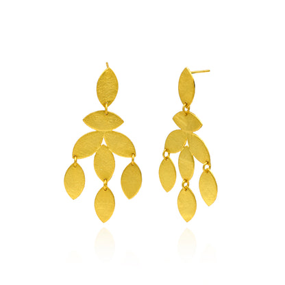 Drops Of Flower Stud Earrings