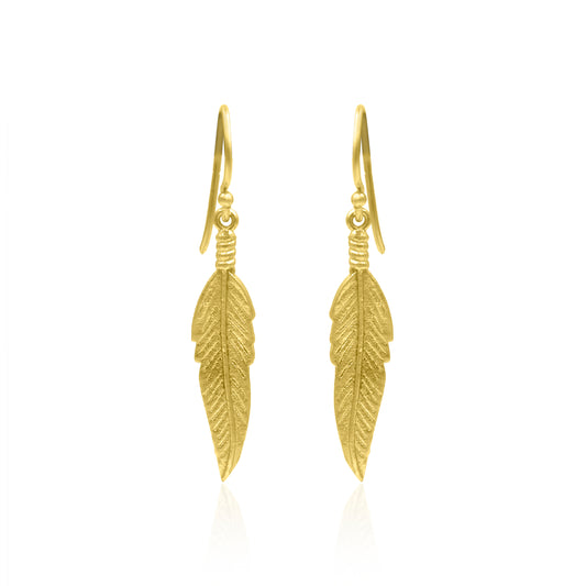 Breezing Leaf Hook Earrings