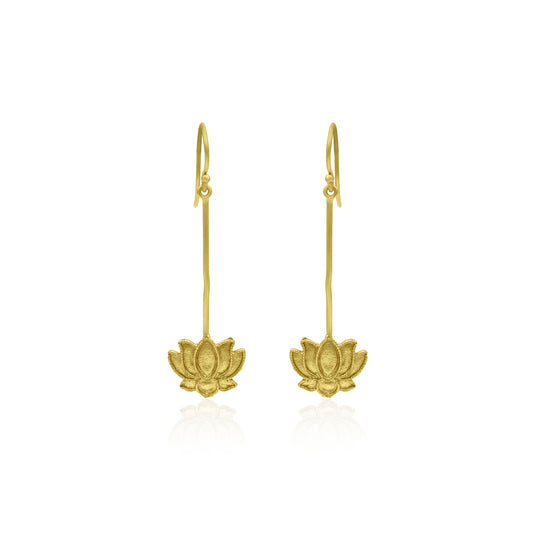 Mystic Lotus Hook Earring