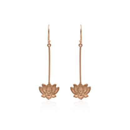 Mystic Lotus Hook Earring