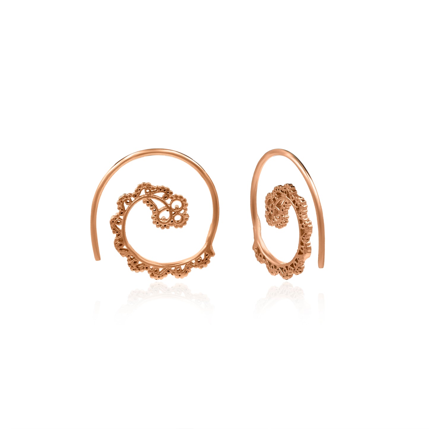 Majestic Spiral Hoop Earrings