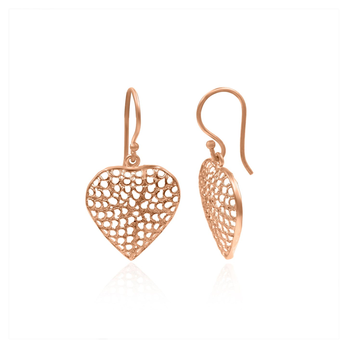 Heart Touching Hook Earrings