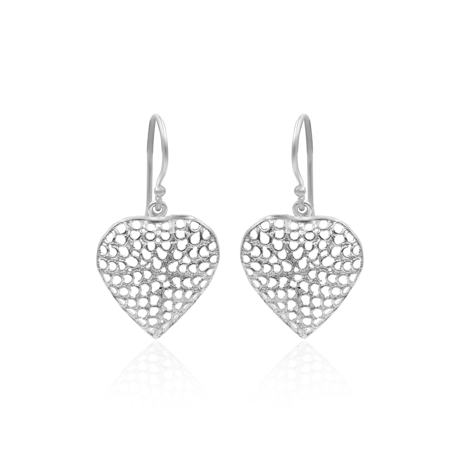 Heart Touching Hook Earrings