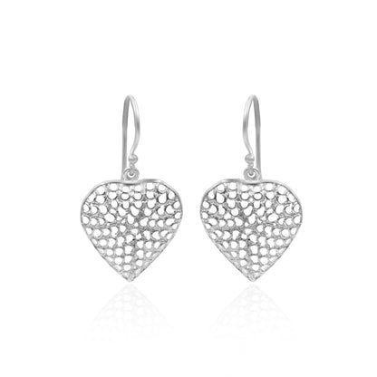 Heart Touching Hook Earrings