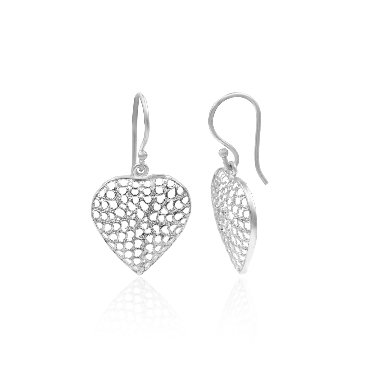 Heart Touching Hook Earrings