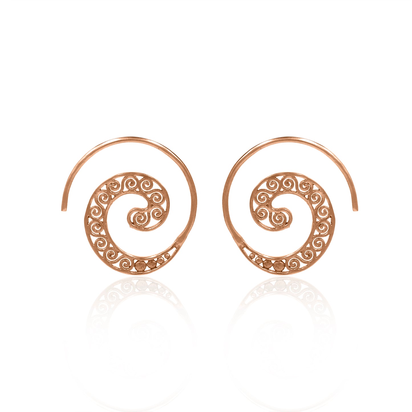 Look Within Spiral Hoop Earrings