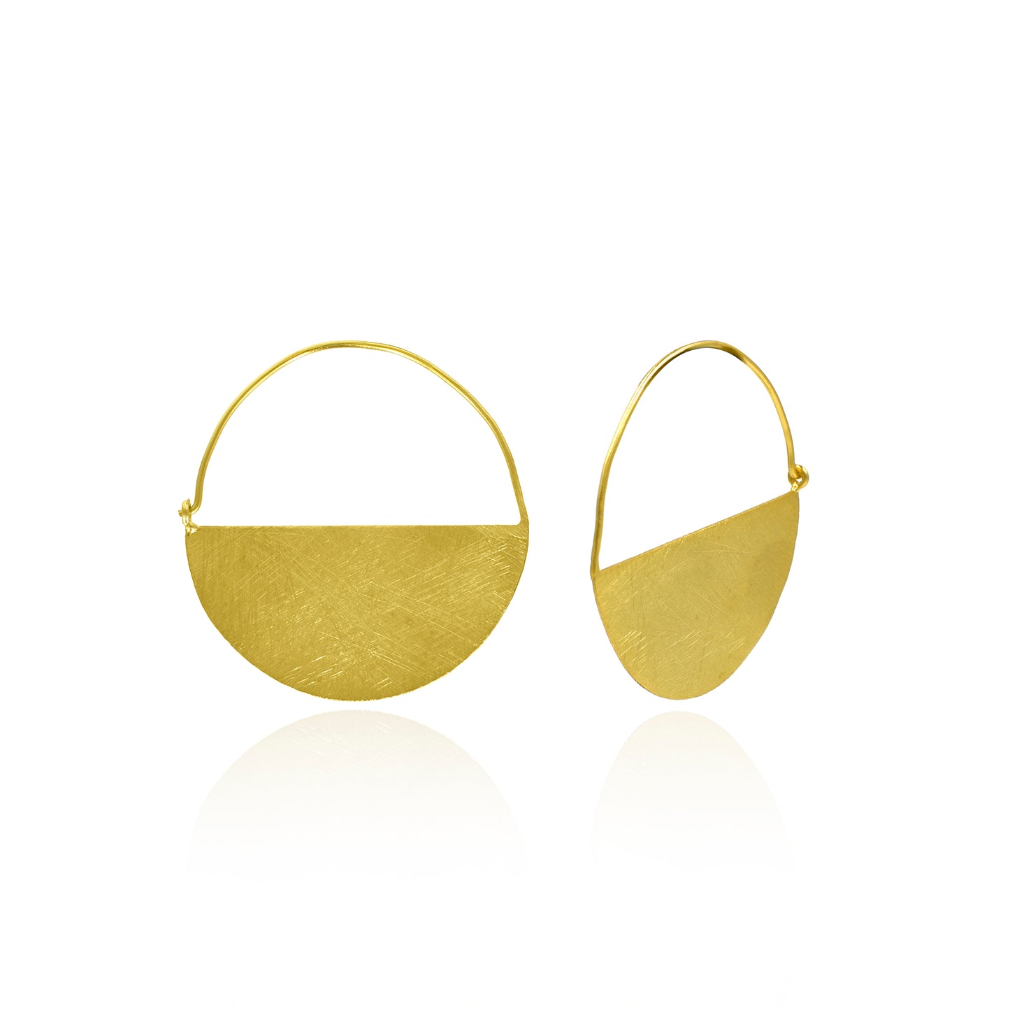 Charming Basket Hoop Earrings