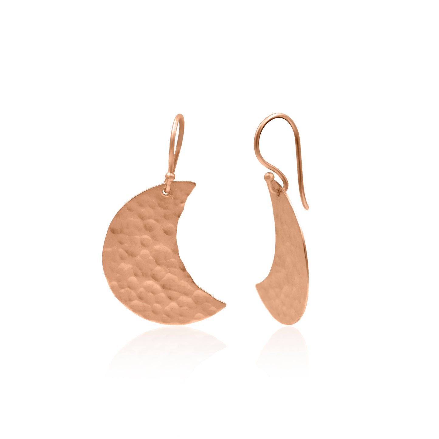 Crescent Moon Fall Hook Earrings