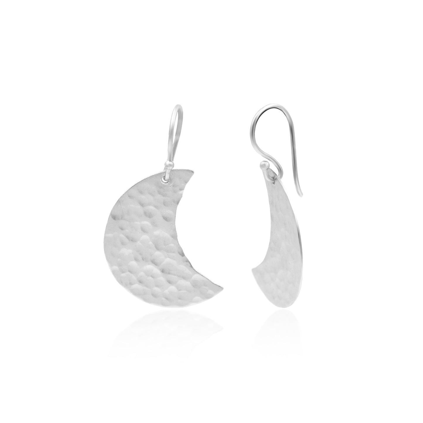 Crescent Moon Fall Hook Earrings