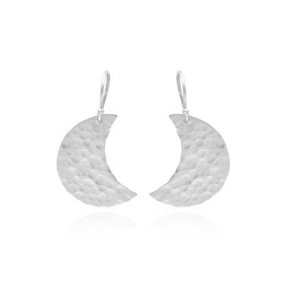 Crescent Moon Fall Hook Earrings