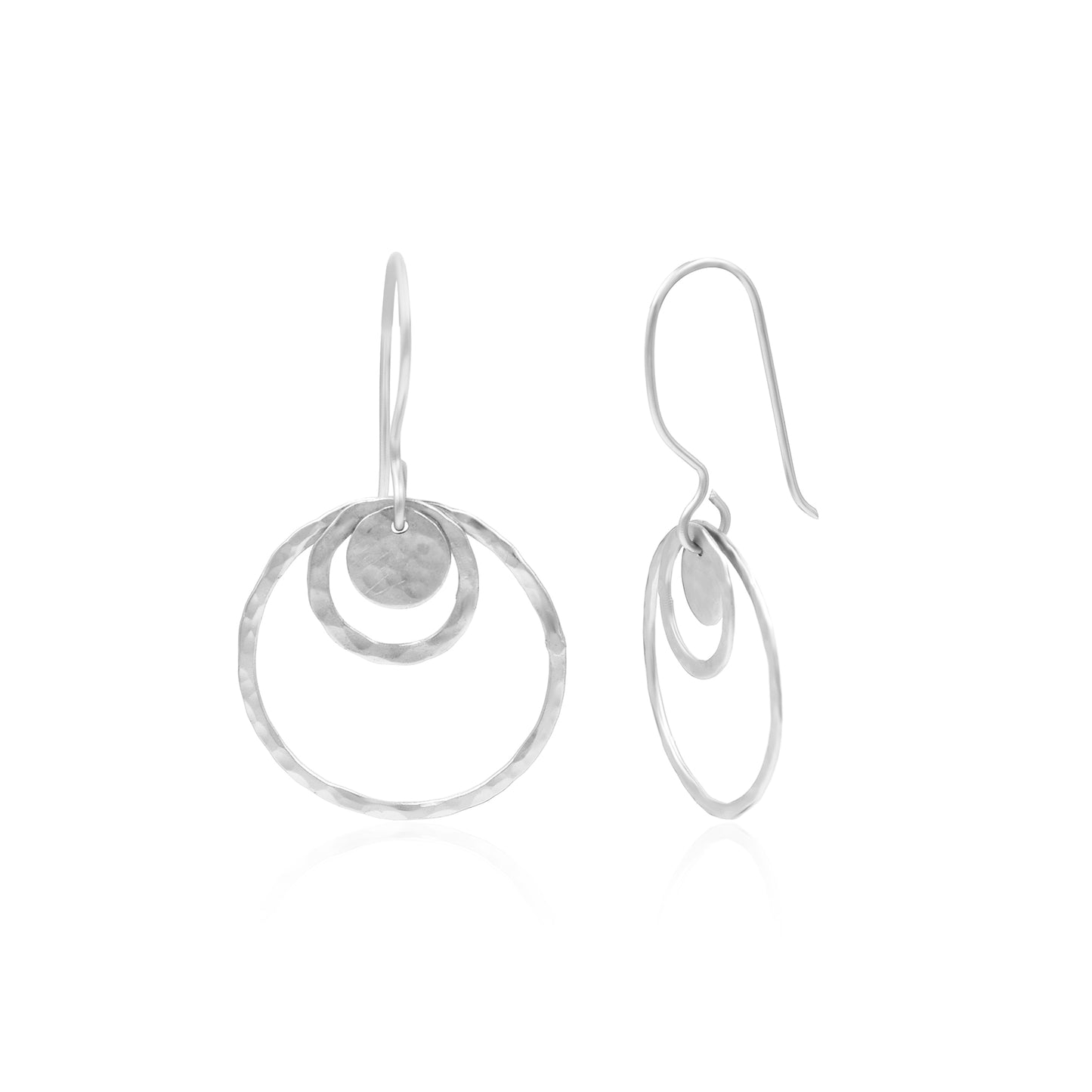 Trails Of Circles Hook Earrings