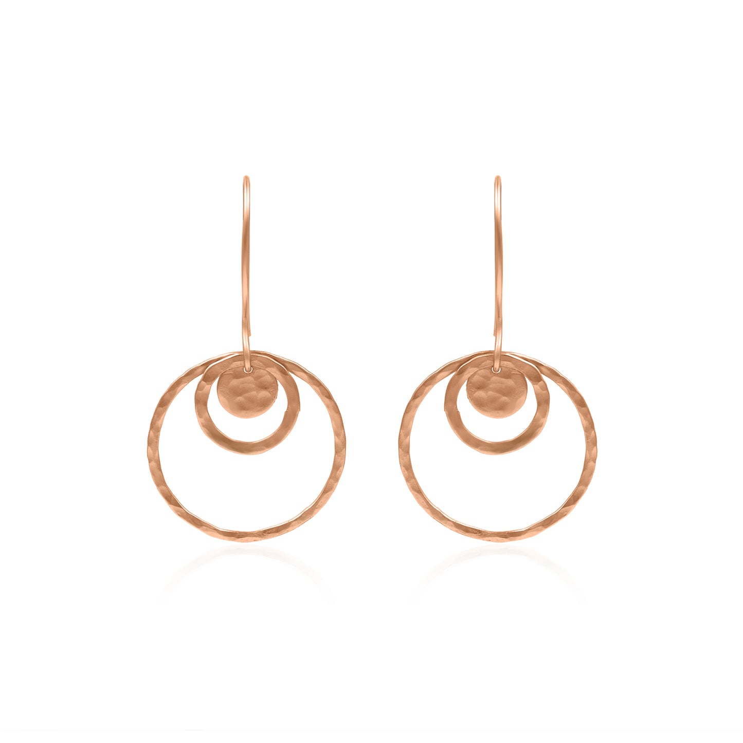 Trails Of Circles Hook Earrings