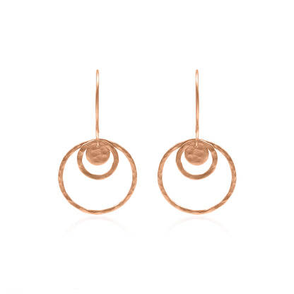 Trails Of Circles Hook Earrings