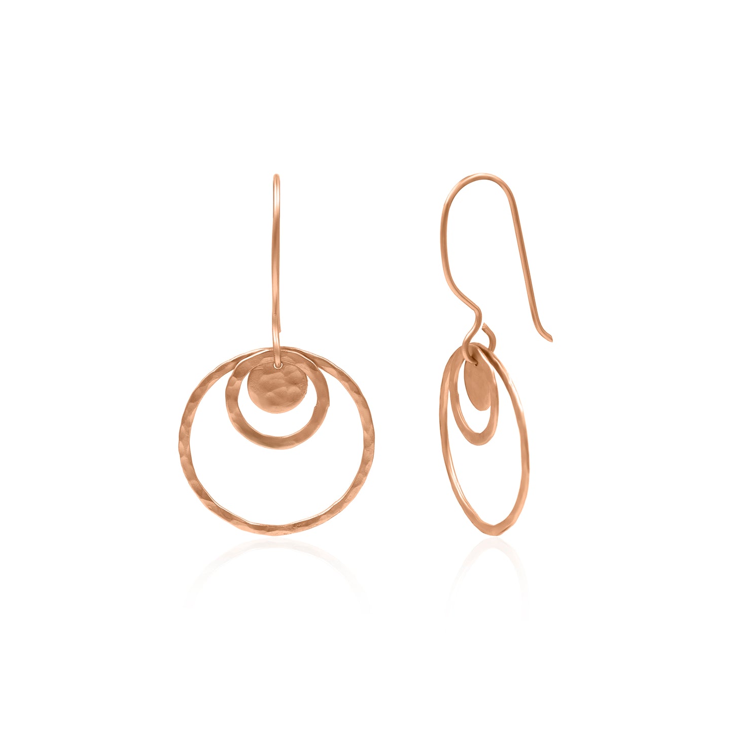 Trails Of Circles Hook Earrings