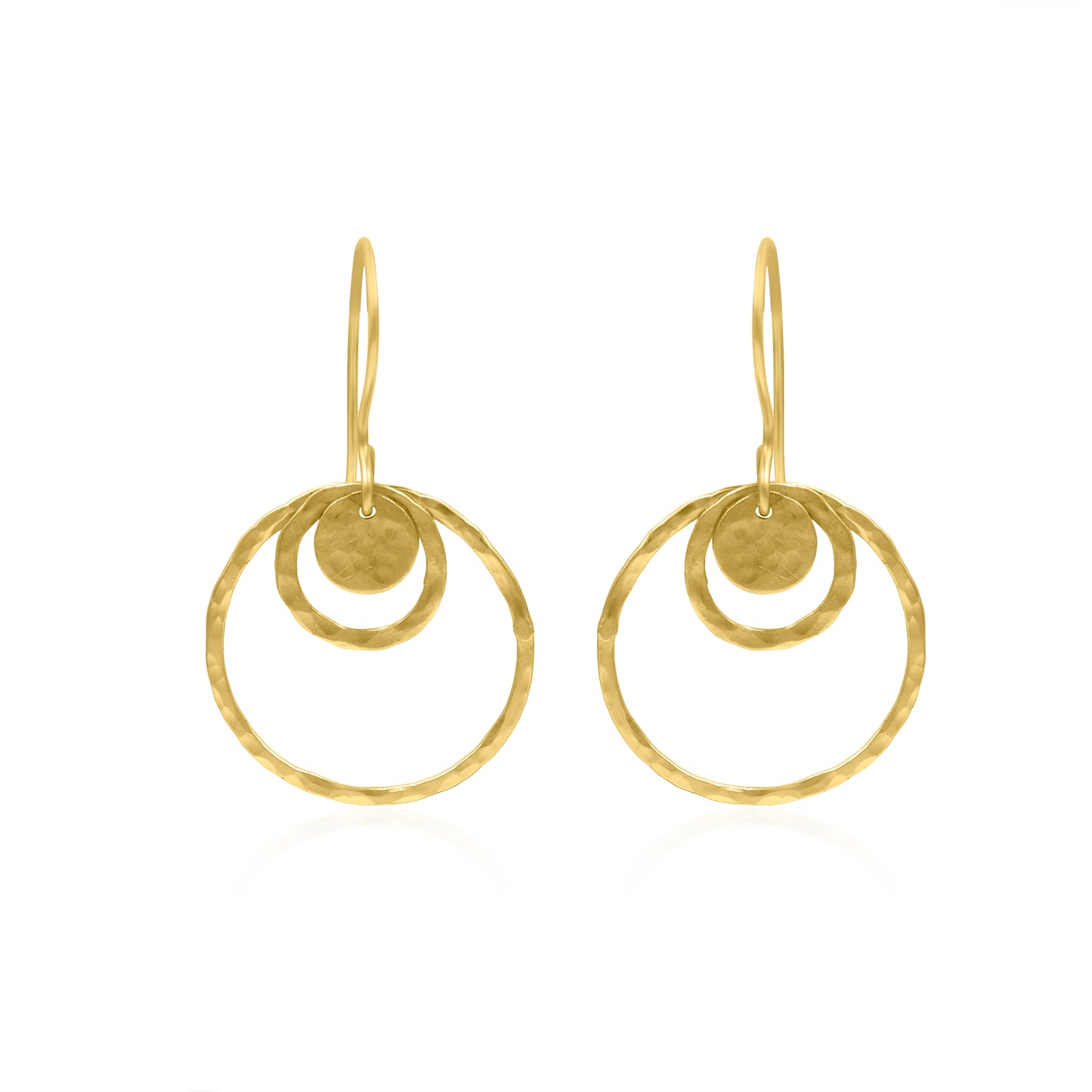 Trails Of Circles Hook Earrings