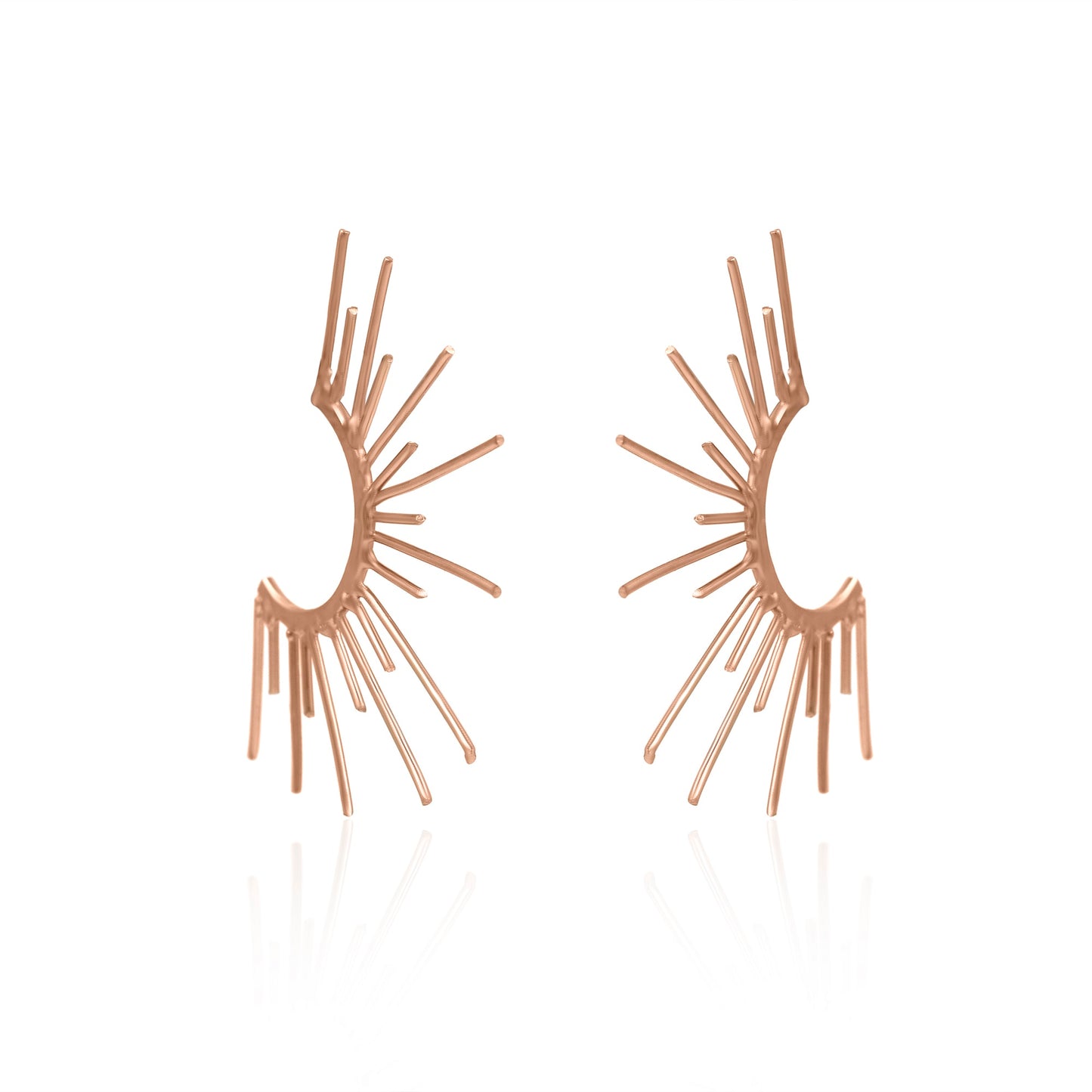 Rising Sun Stud Earrings