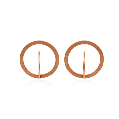 Half Circles Stud Earrings