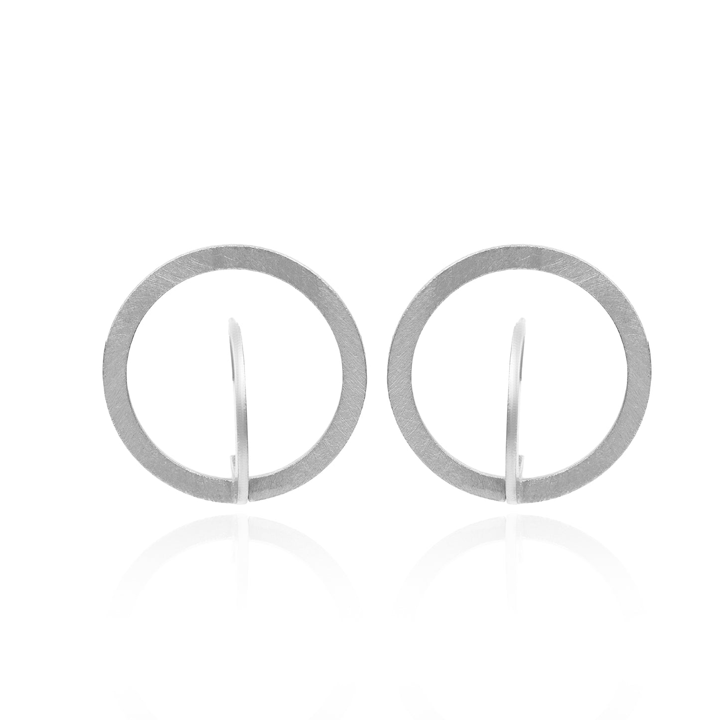 Half Circles Stud Earrings