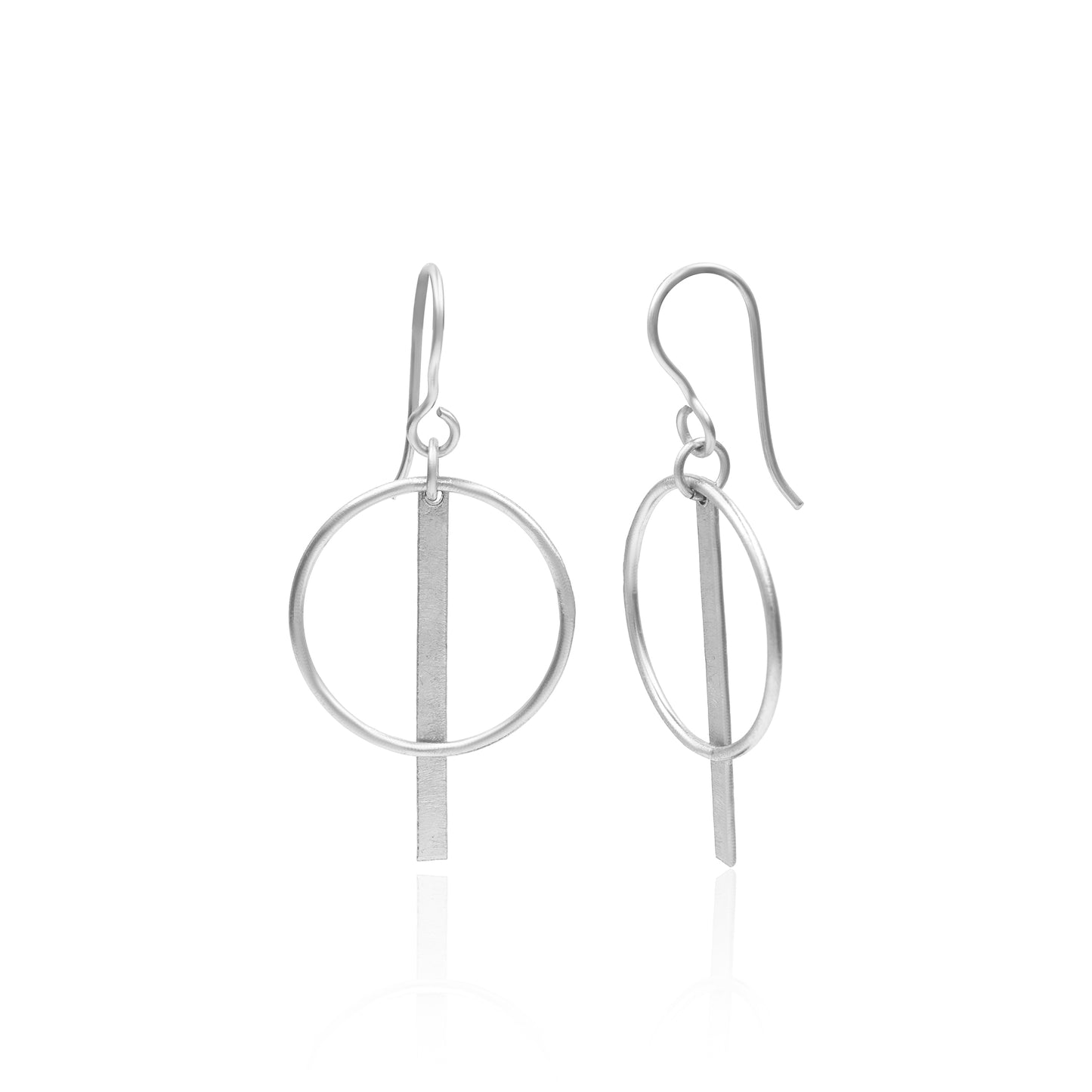 Stick In The Circle Hook Earrings