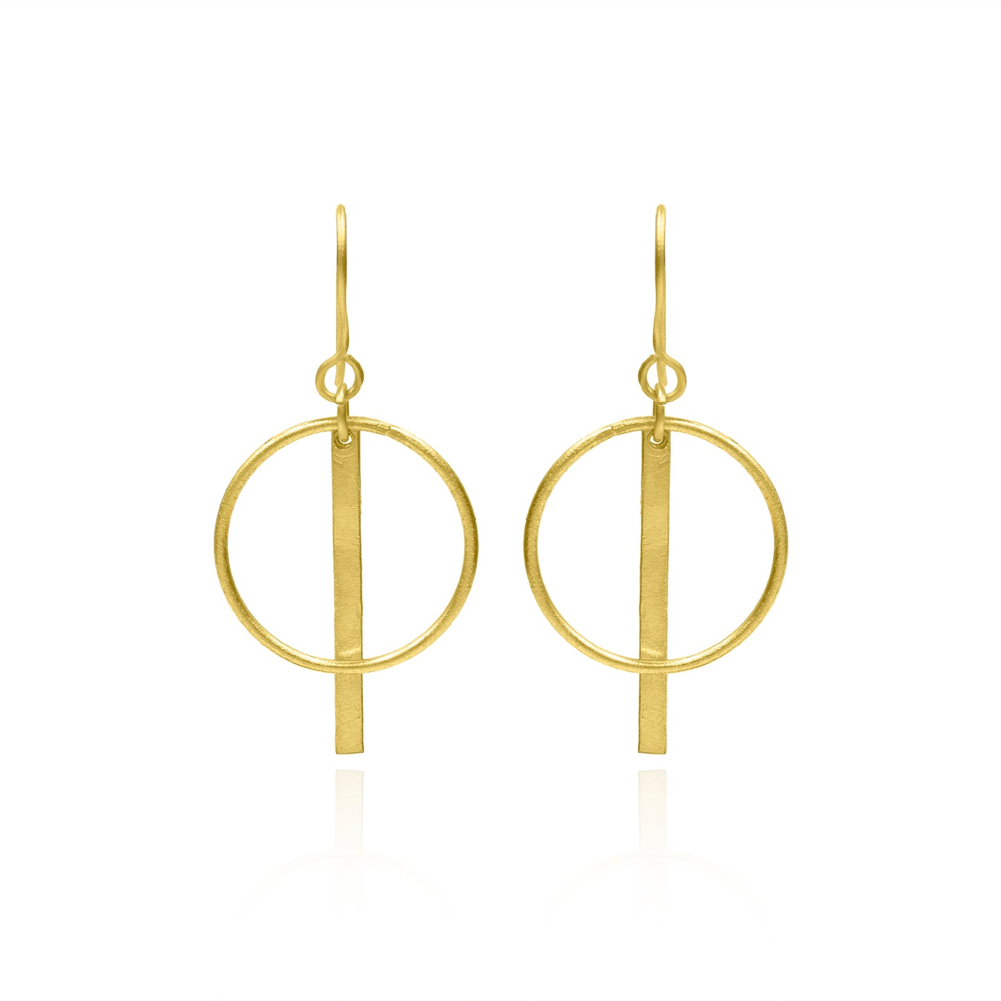 Stick In The Circle Hook Earrings