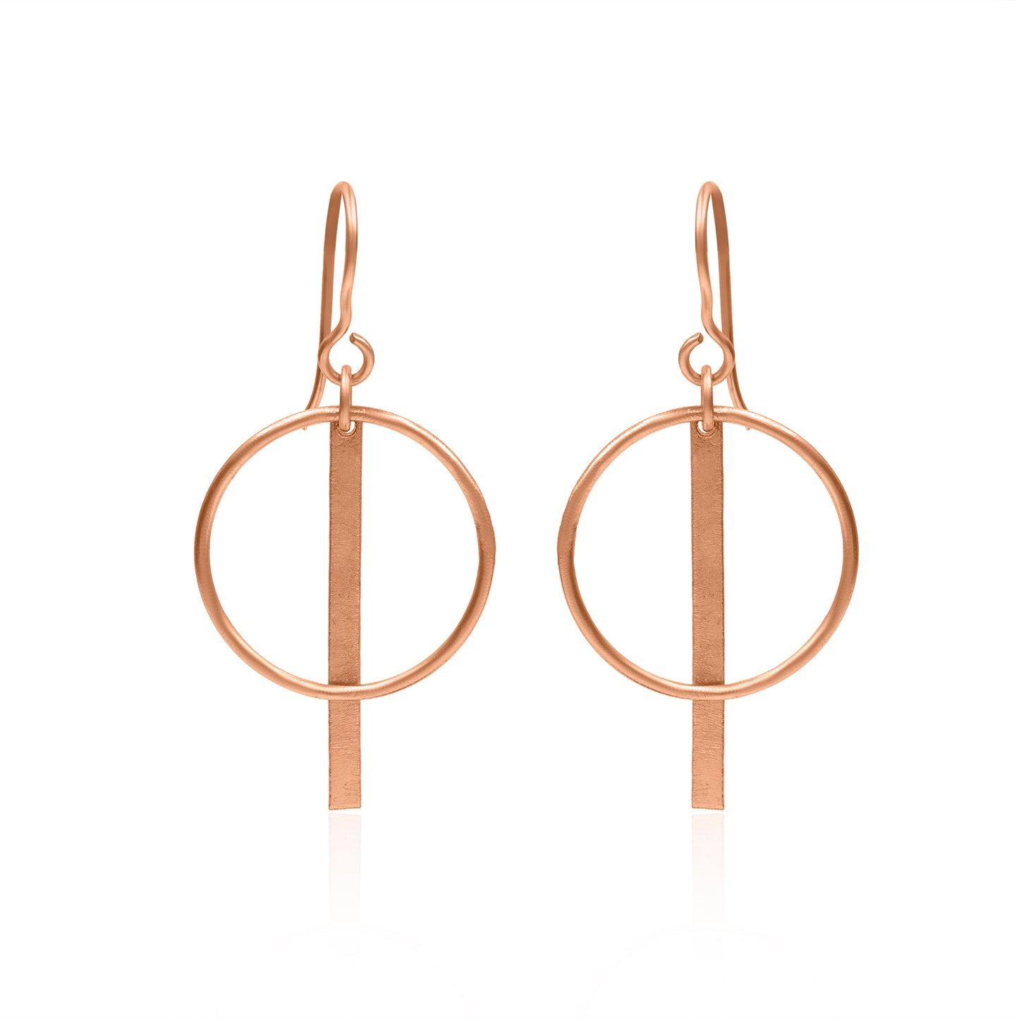 Stick In The Circle Hook Earrings