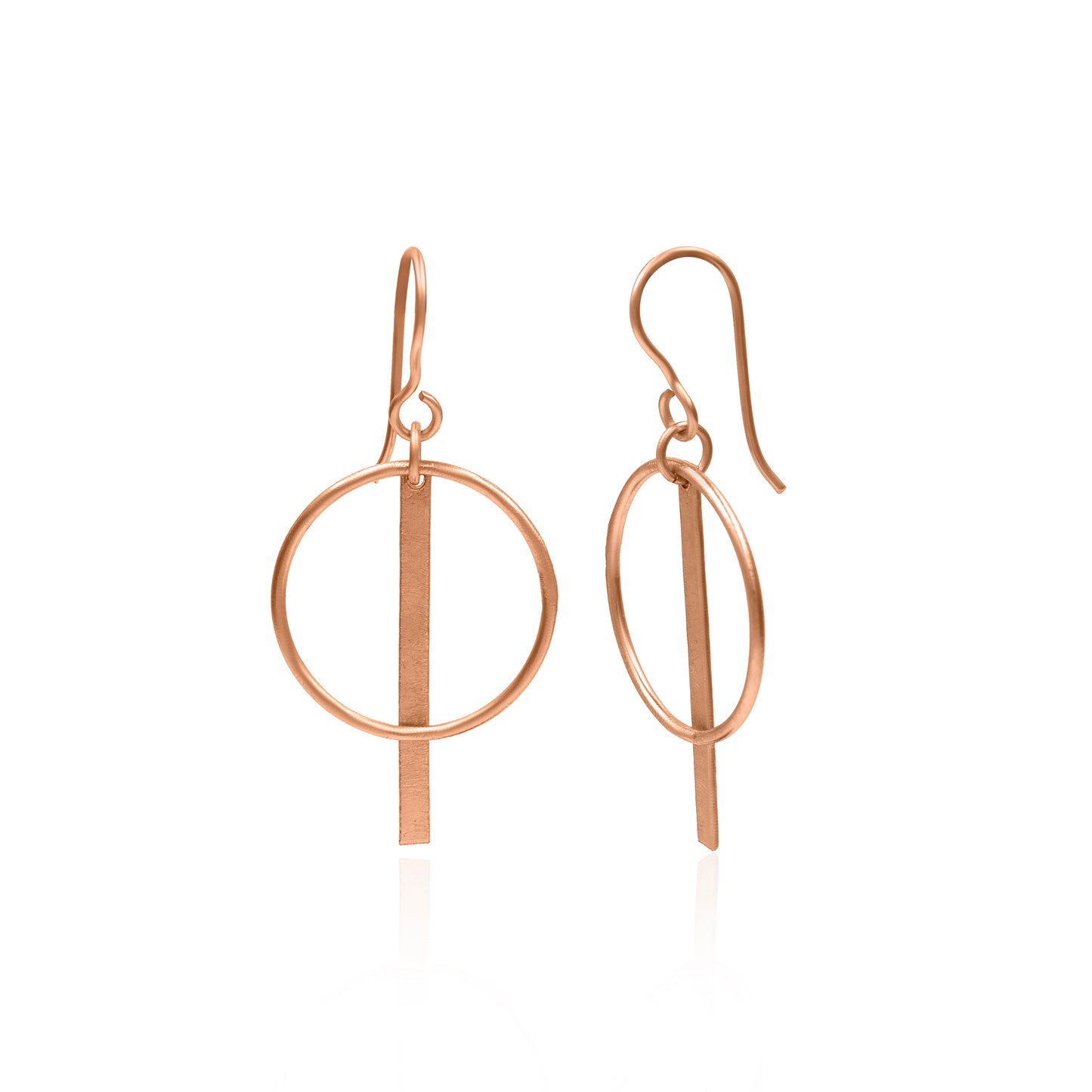 Stick In The Circle Hook Earrings