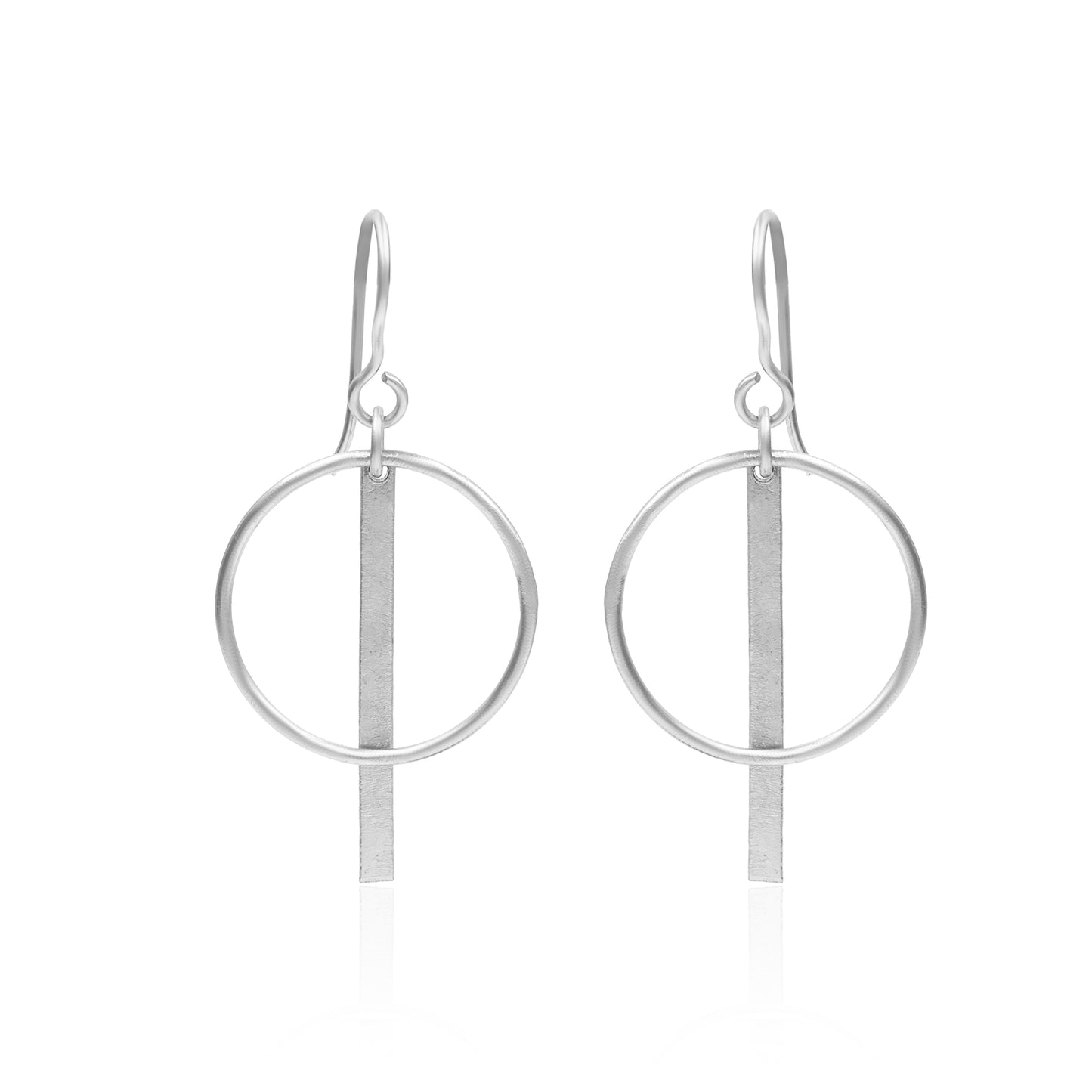 Stick In The Circle Hook Earrings