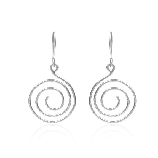 Joyful Swirls Hook Earrings