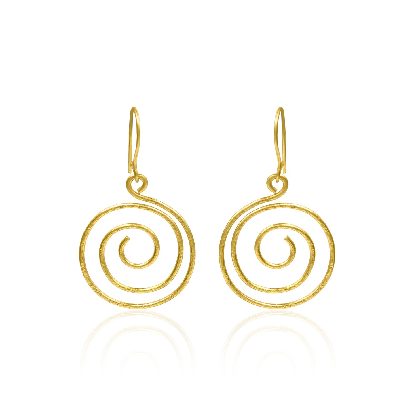 Joyful Swirls Hook Earrings