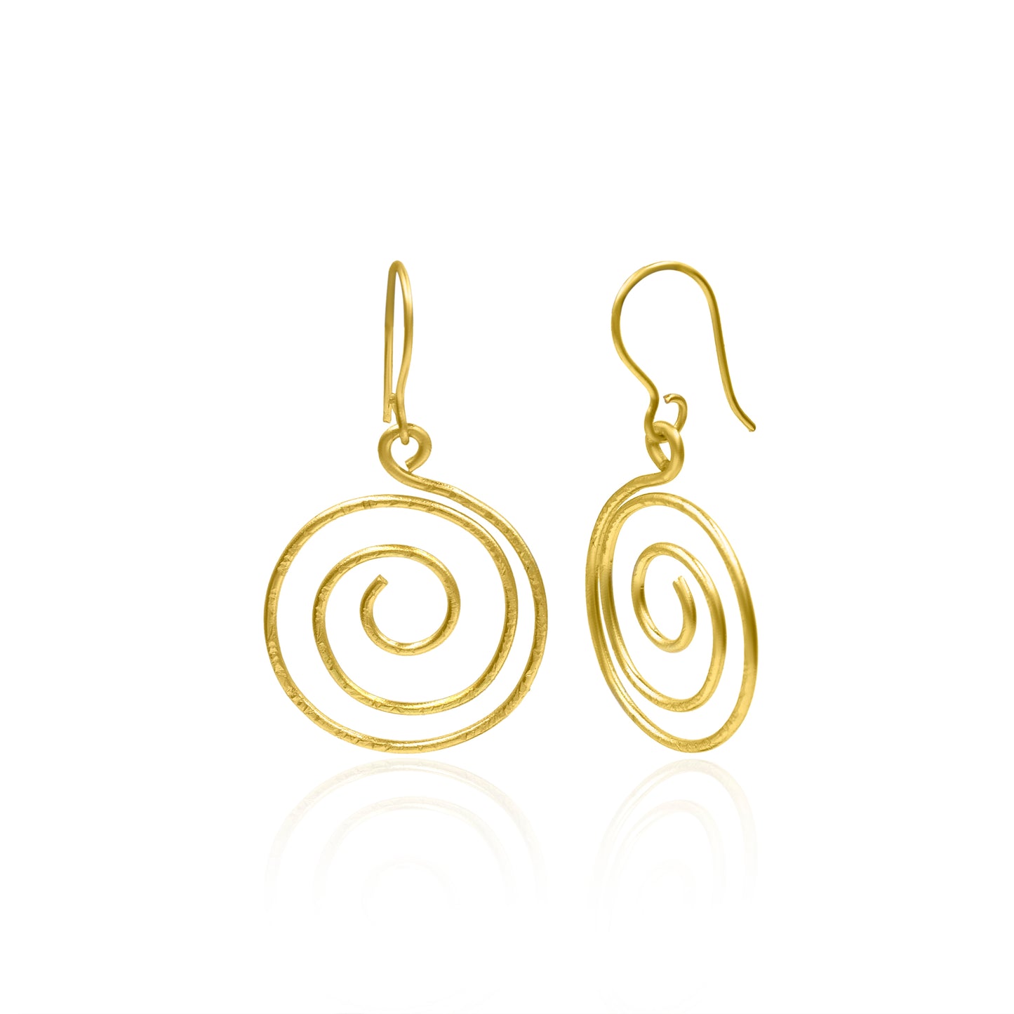 Joyful Swirls Hook Earrings