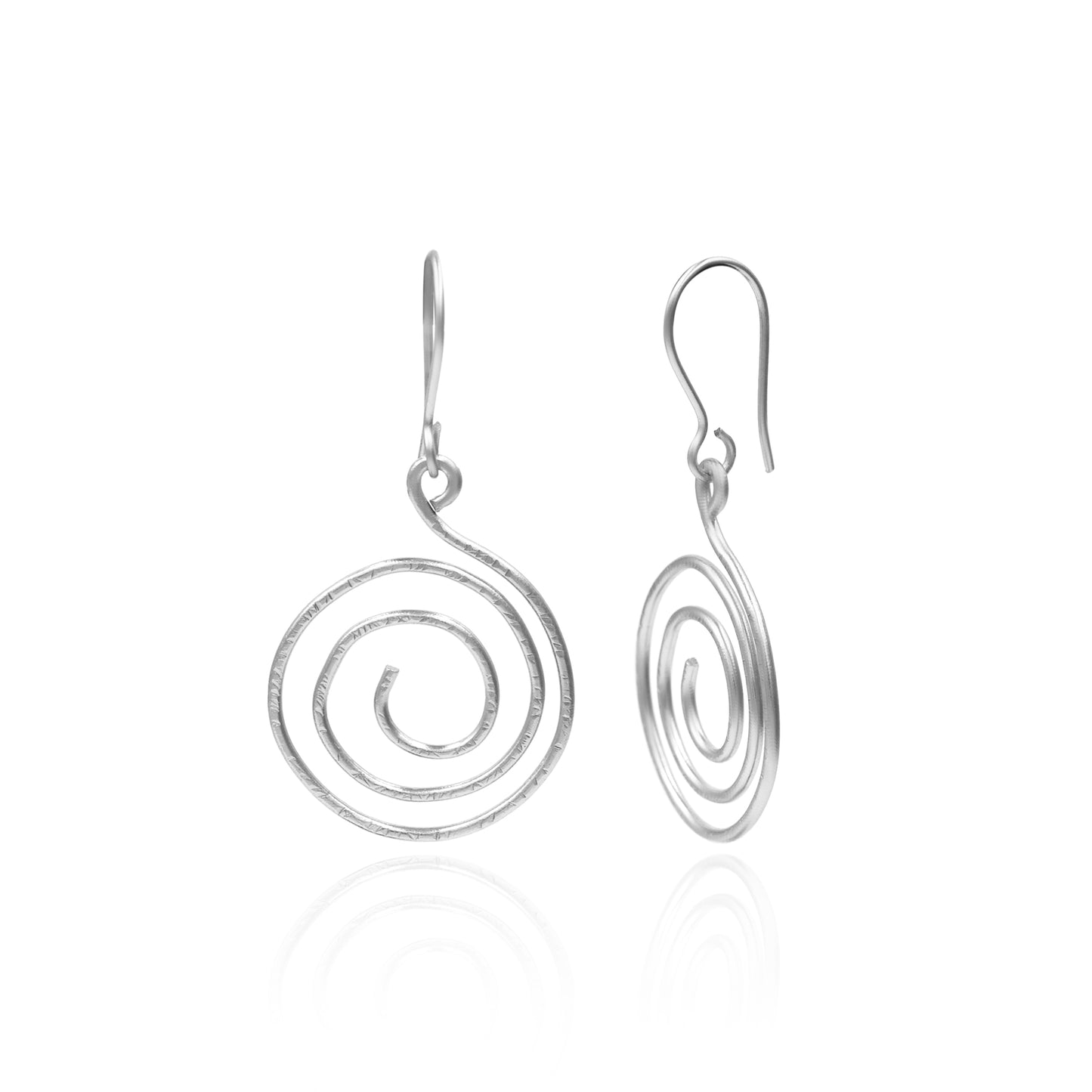 Joyful Swirls Hook Earrings