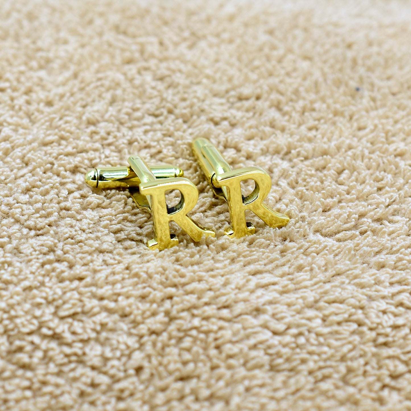 Letter R Initial Cufflinks