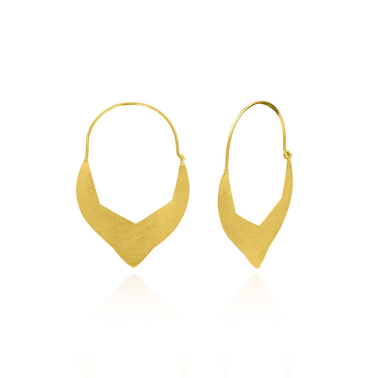 Stylish Basket Hoop Earrings