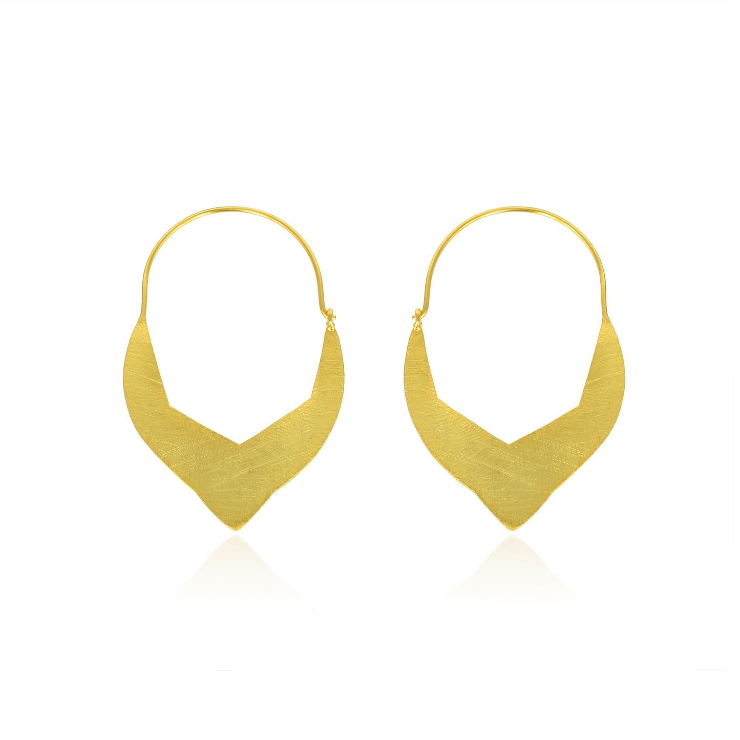 Stylish Basket Hoop Earrings