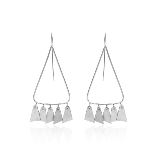 Charming Drops Of Triangle Hook Earrings