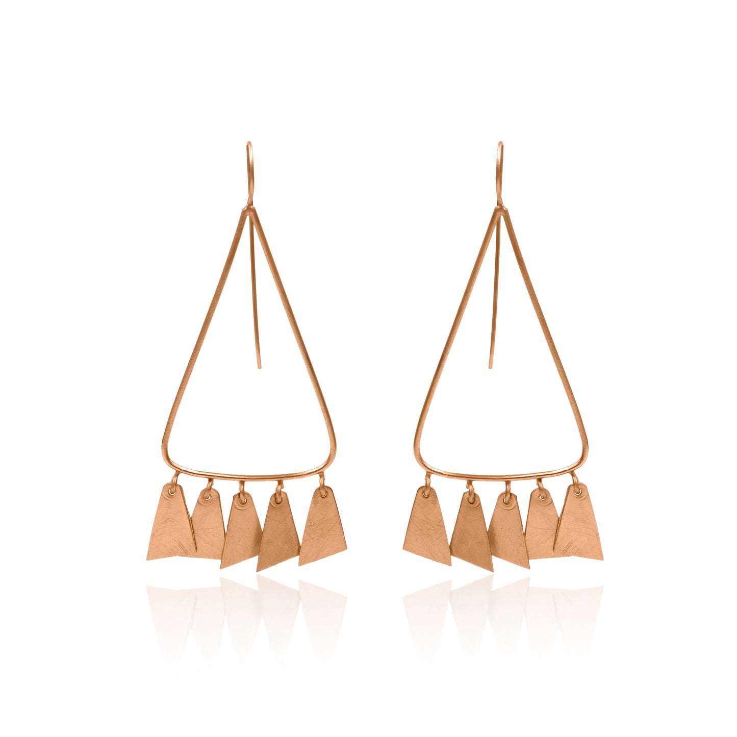 Charming Drops Of Triangle Hook Earrings