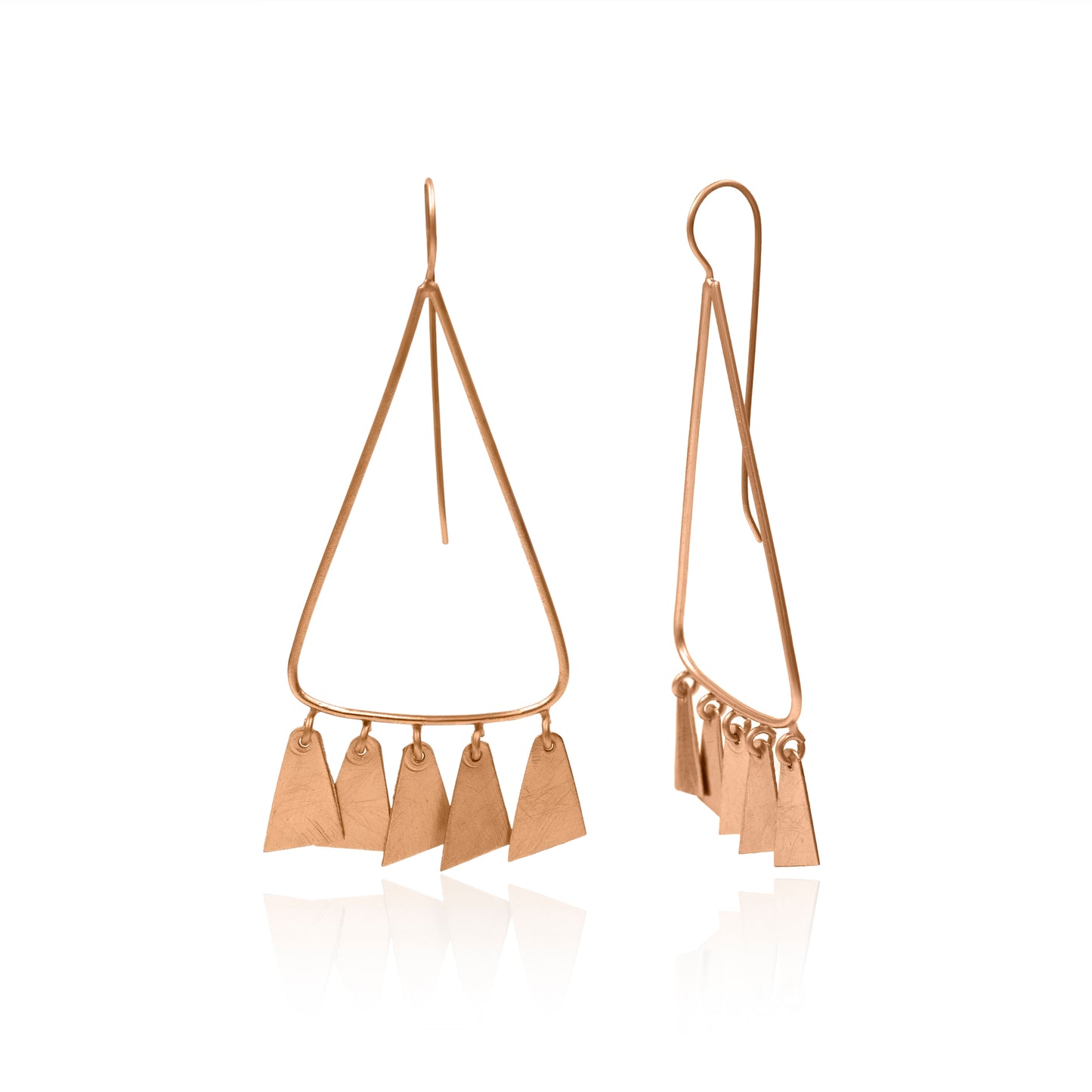 Charming Drops Of Triangle Hook Earrings