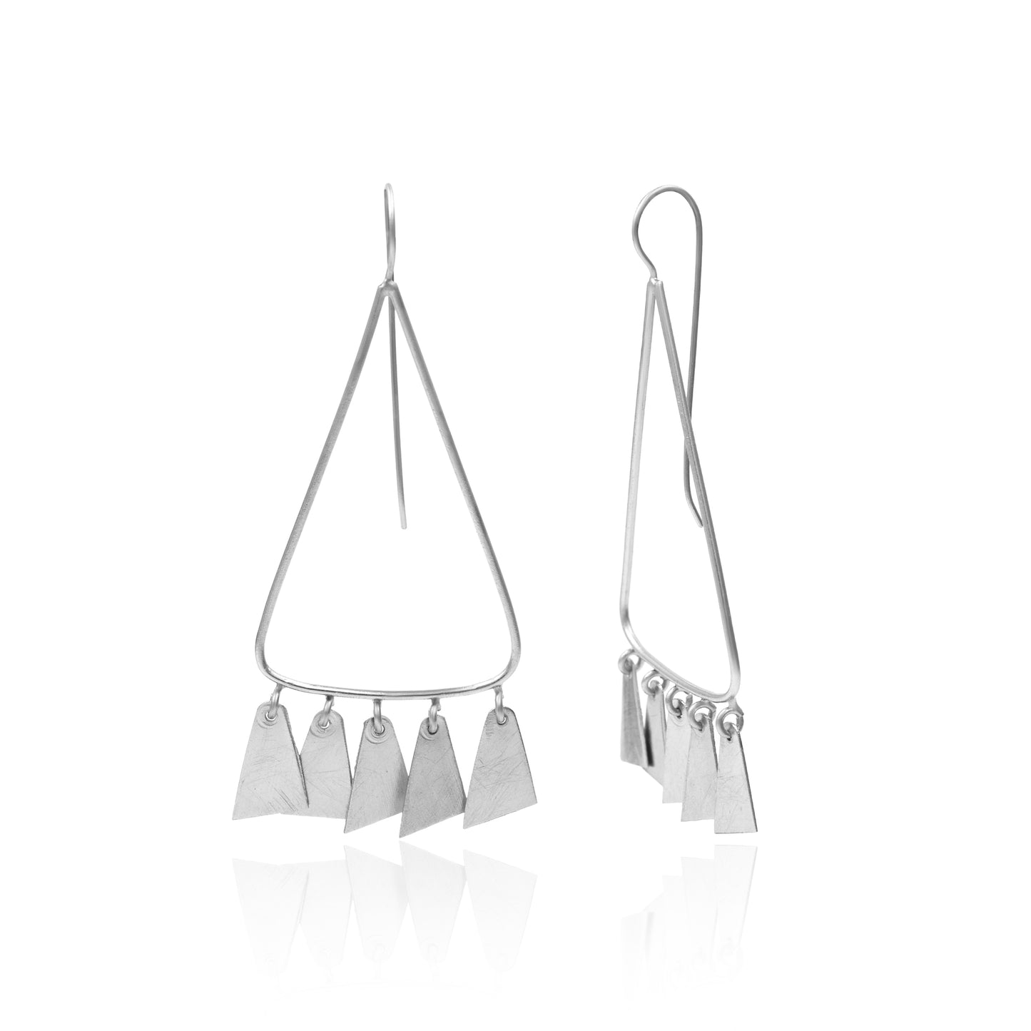 Charming Drops Of Triangle Hook Earrings